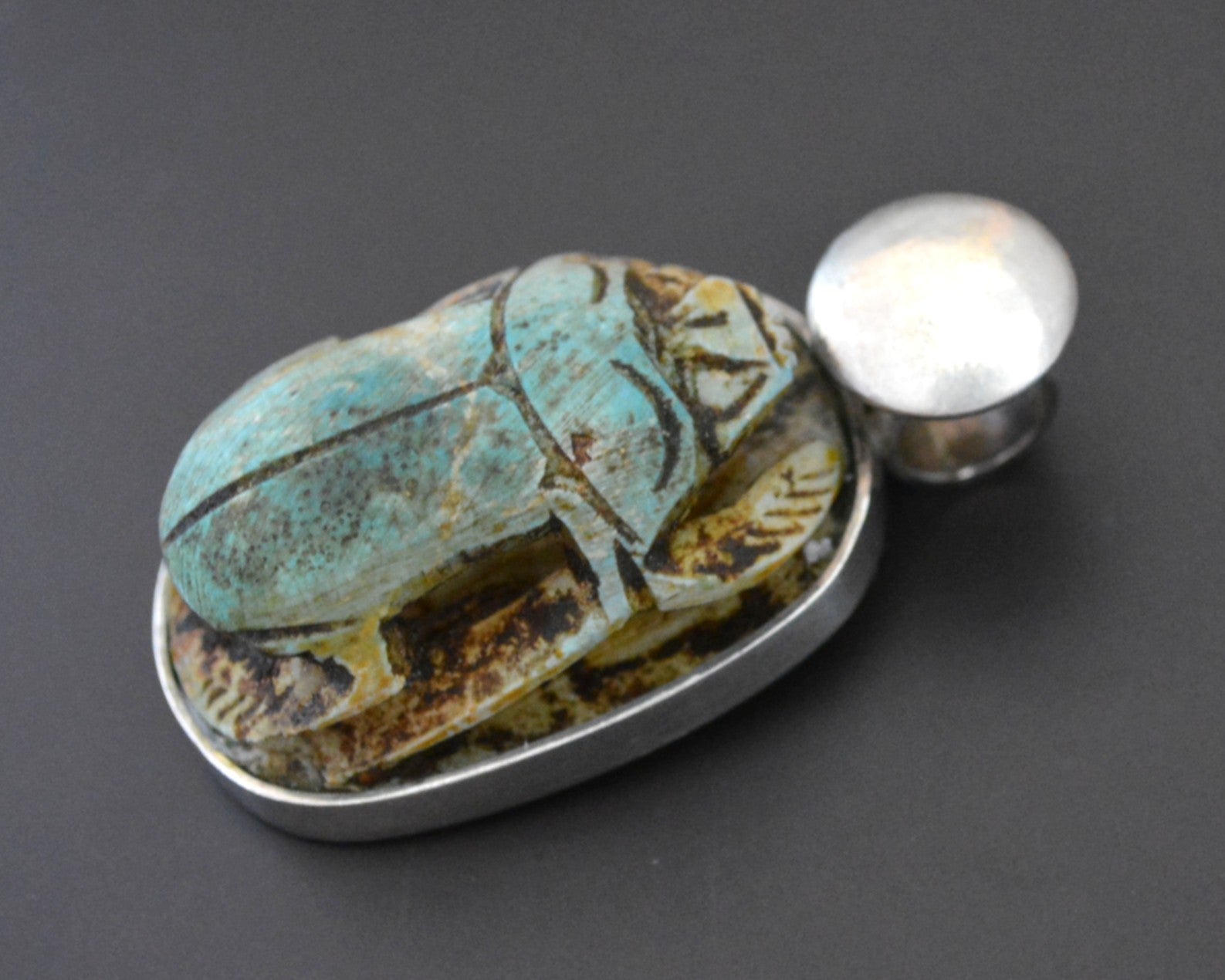 Large Egyptian Scarab Pendant
