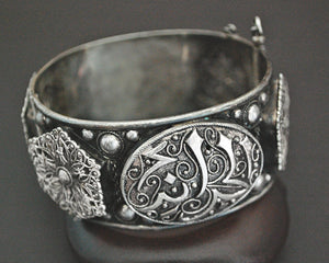 Tunisian Calligraphy Hinged Bracelet