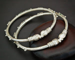Indian Elephant Enamel Bangle Bracelet - XS