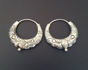 Nepali Hoop Earrings - SMALL / MEDIUM