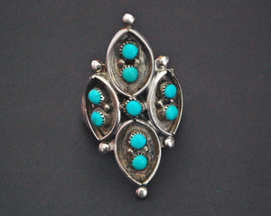Native American Zuni Turquoise Ring - Size 6