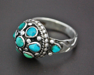 Ladakh Turquoise Ring - Size 8.5