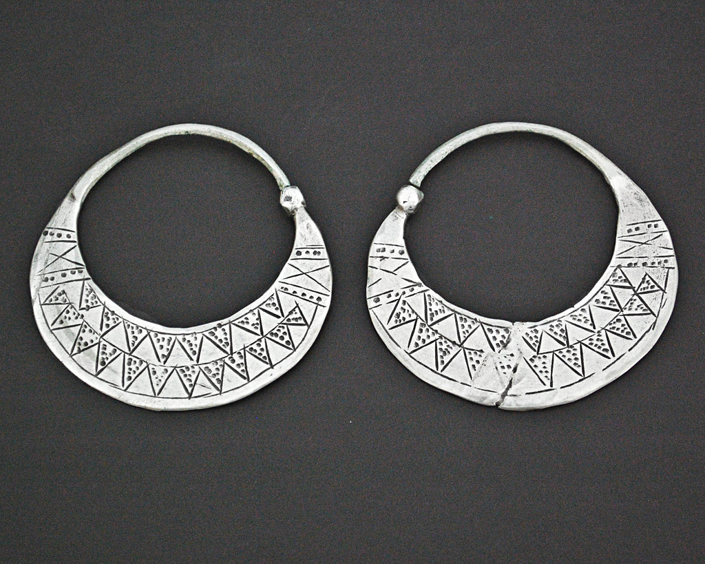 Large Nubian Hoop Earrings