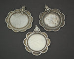 Rajasthani Silver Disc Pendant - Set of Three