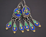 Cute Berber Enamel Earrings
