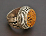 Afghani Intaglio Ring  - Size 9