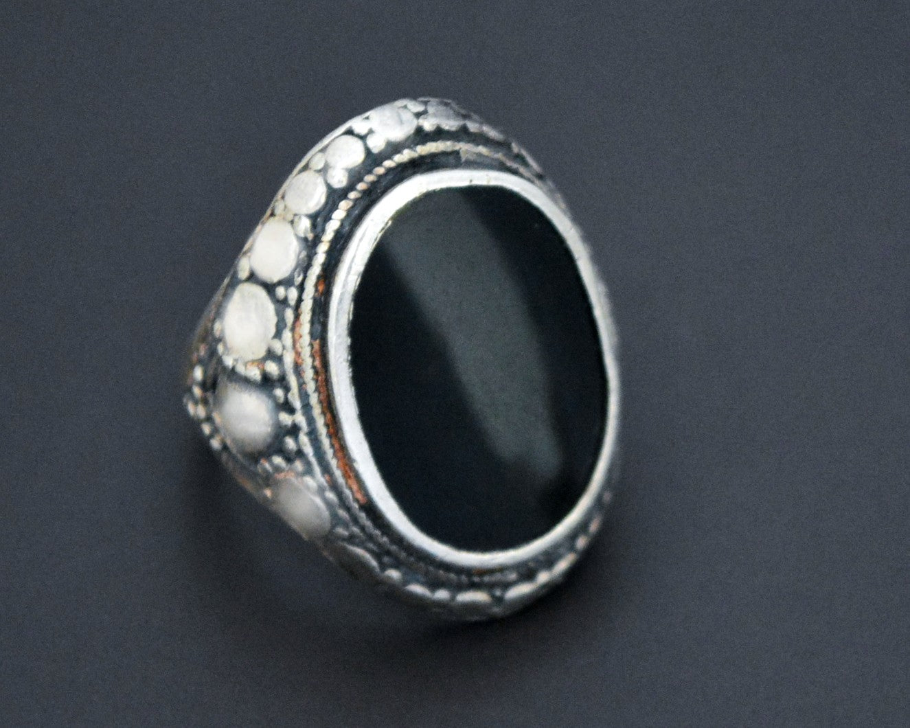 Ethnic Onyx Ring - Size 6