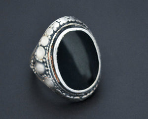 Ethnic Onyx Ring - Size 6