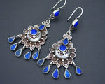 Afghani Lapis Lazuli Earrings with Dangles