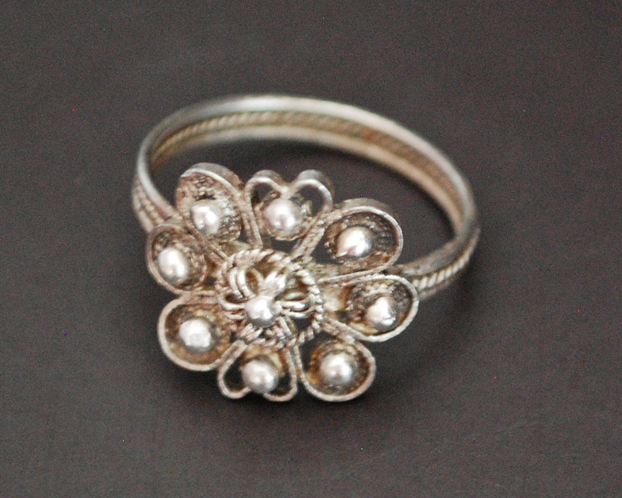 Old Croatian Filigree Ring - Size 7