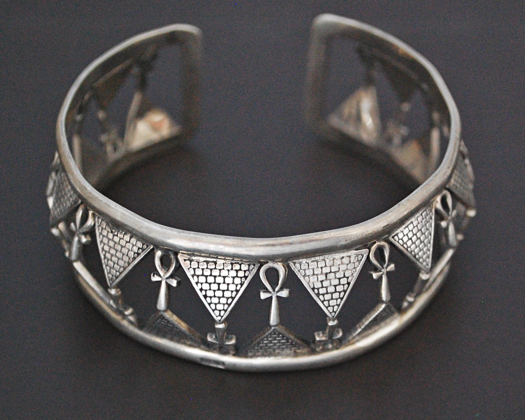 Egyptian Ankh Cuff Bracelet
