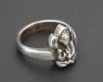 Ganesha Sterling Silver Ring - Size 6.5