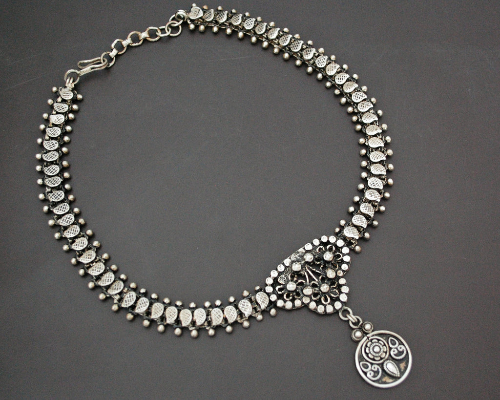 Rajasthani Silver Choker Necklace