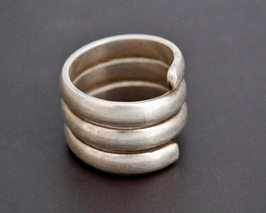 Ethnic Coil Ring from India - Size 7.5