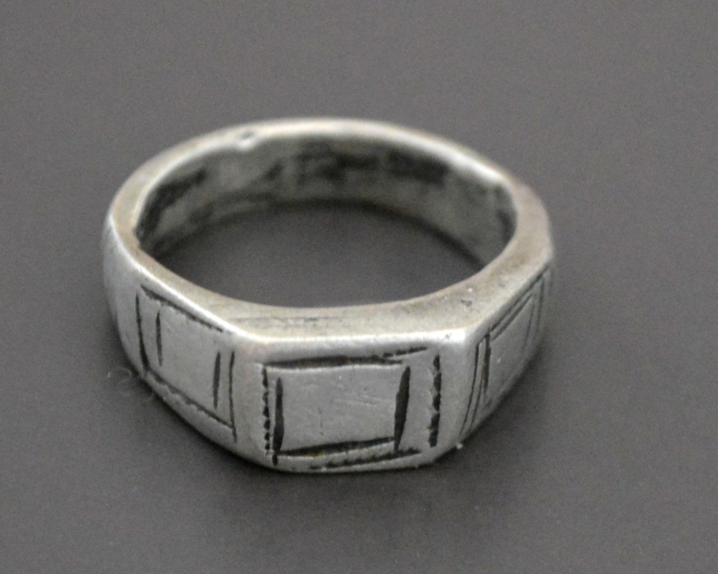 Berber Silver Band Ring - Size