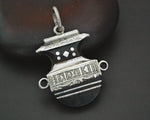 Tuareg Silver Ebony Pendant