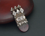 Old Yemeni Red Glass Pendant
