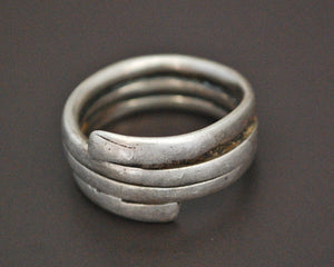 Ethnic Coil Ring from India - Size 8