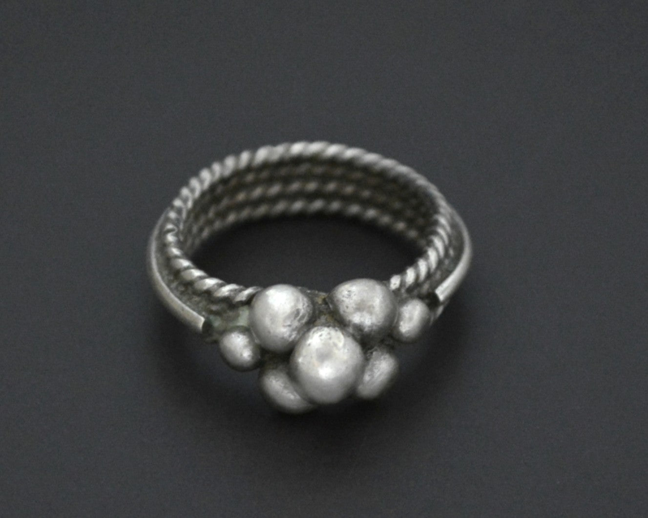 Reserved for S. - Old Rajasthani Silver Ring - Size 9