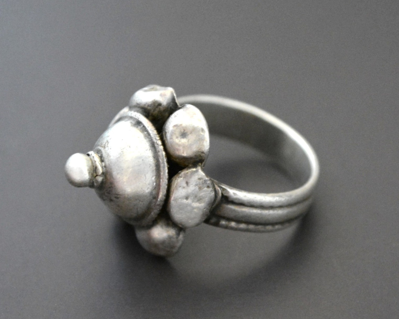 Afghani Silver Ring - Size 8