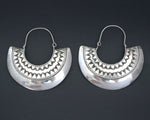 Large Ethnic Hoop Earrings