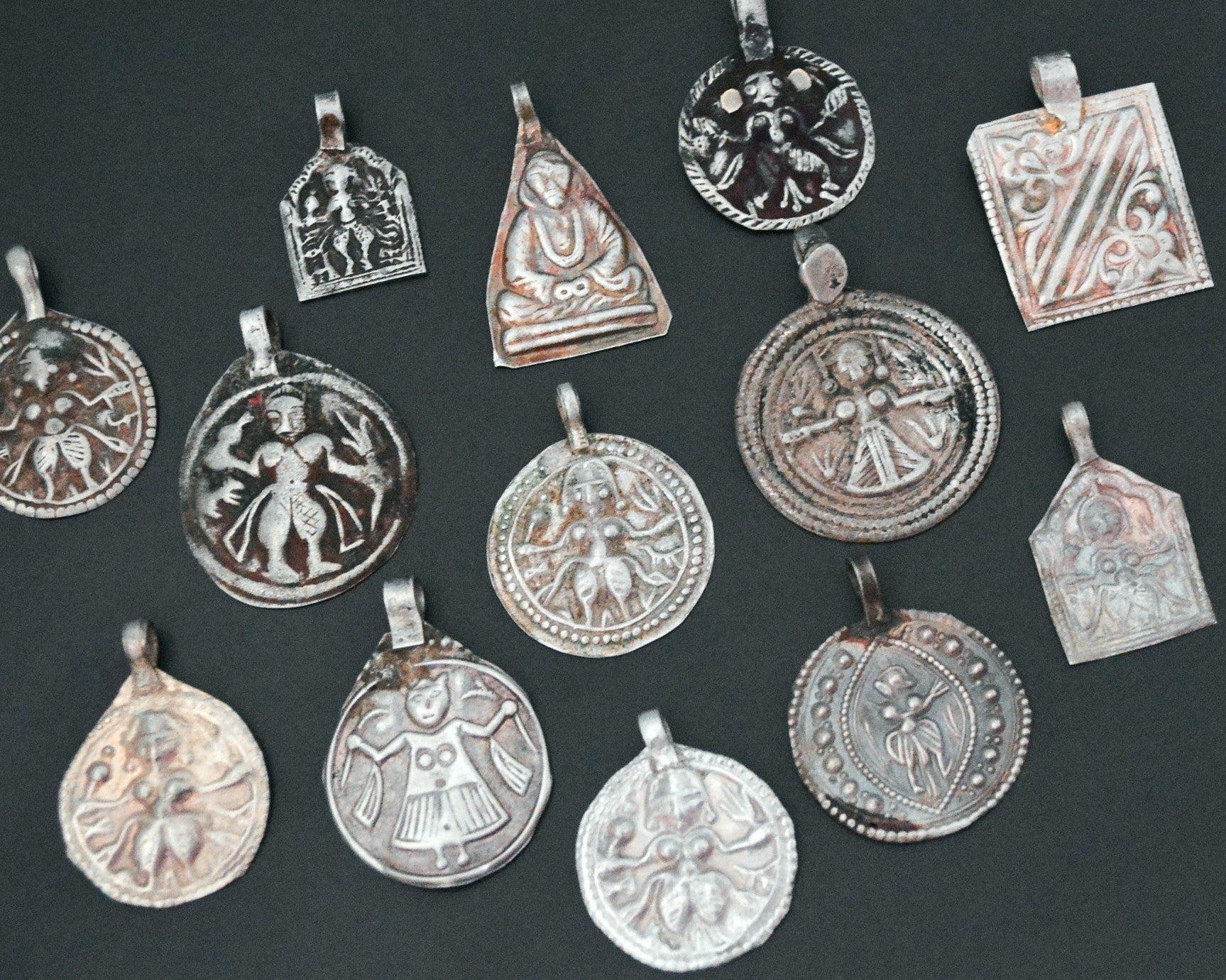 Set Hindu Charm Amulet Pendants - SET