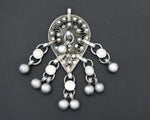 Antique Yemeni Filigree Pendant with Bells