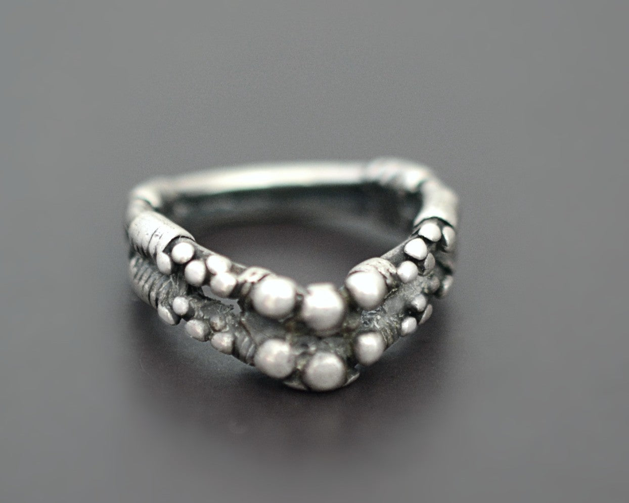 Old Yemeni Silver Ring - Size 5
