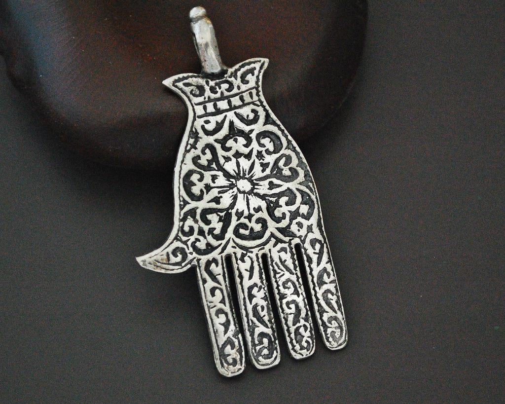 Old Berber Hamsa Pendant