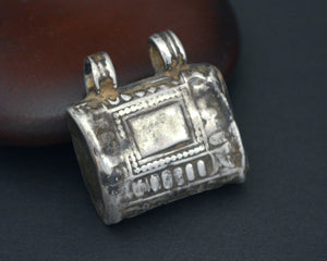 Old Yemeni Silver Box Pendant