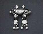 Yemeni Silver Hirz Pendant with Dangles