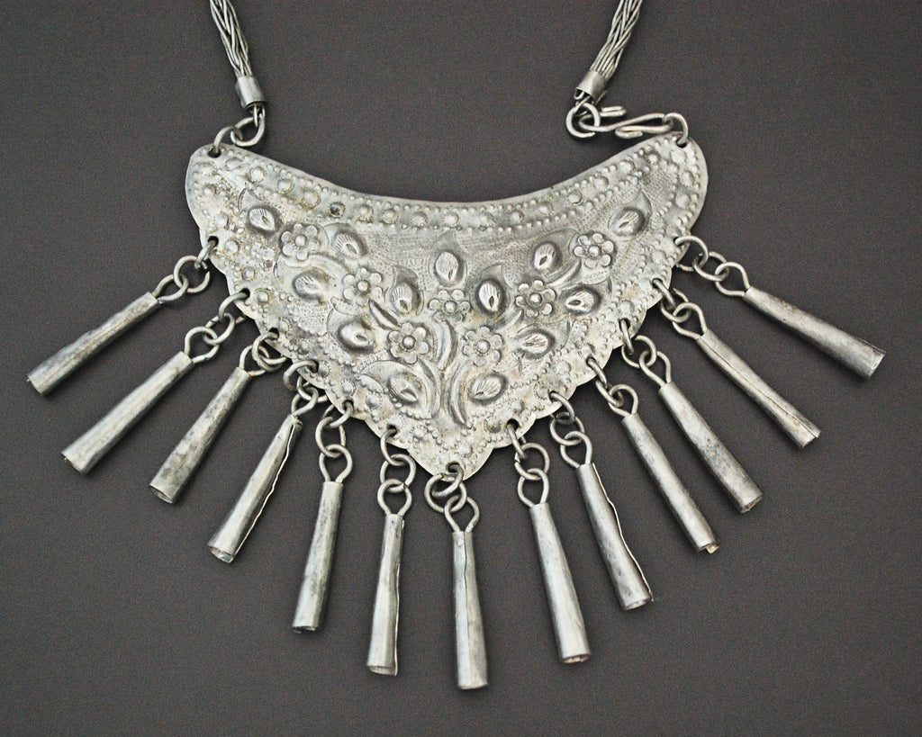 Hill Tribe Northern Vietnam Repoussee Necklace - Choker Length