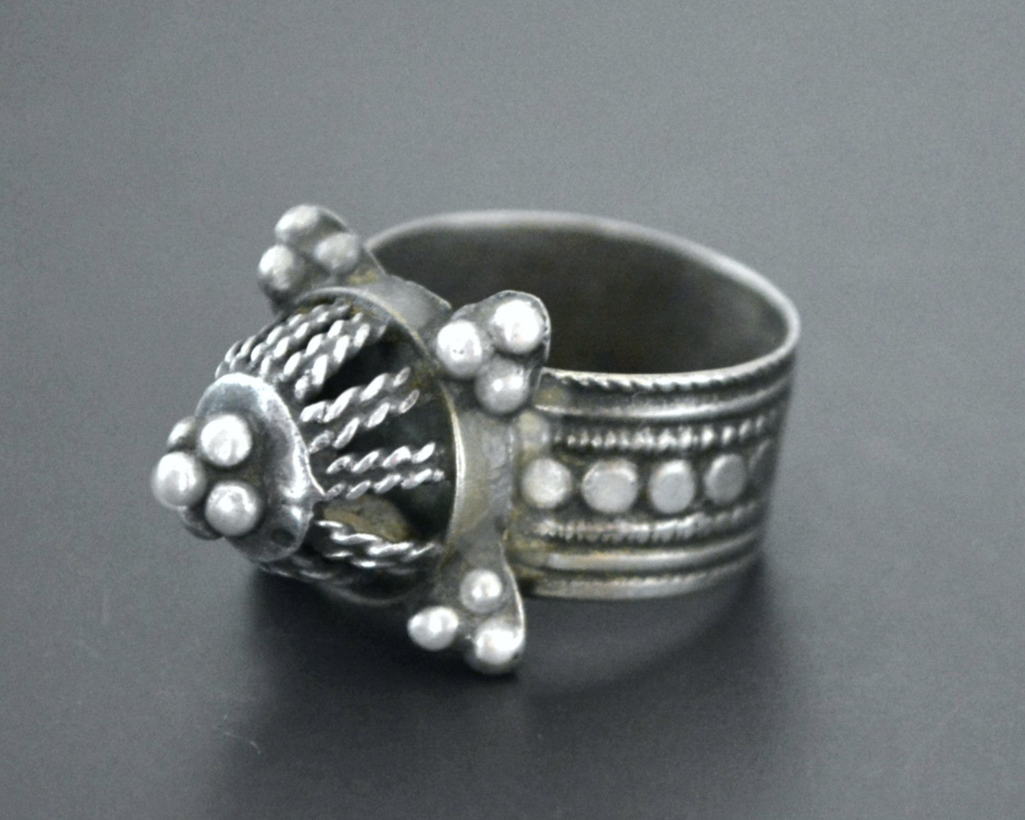 Antique Omani Silver Ring - Size 8