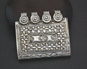 Openable Afghani Silver Box Pendant