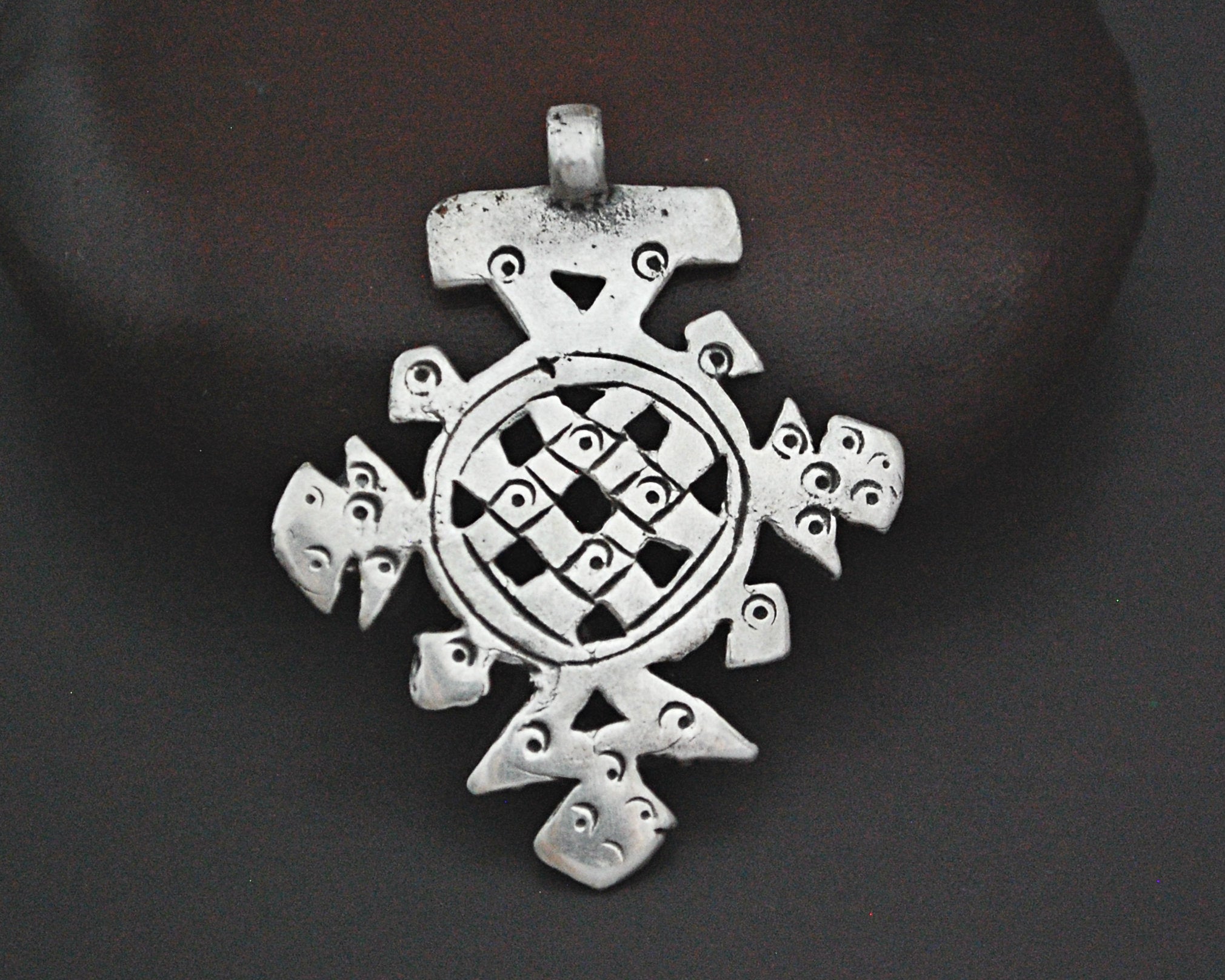 Reserved - Antique Ethiopian Coptic Cross Amulet