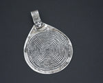 Large Berber Spiral Pendant from Morocco