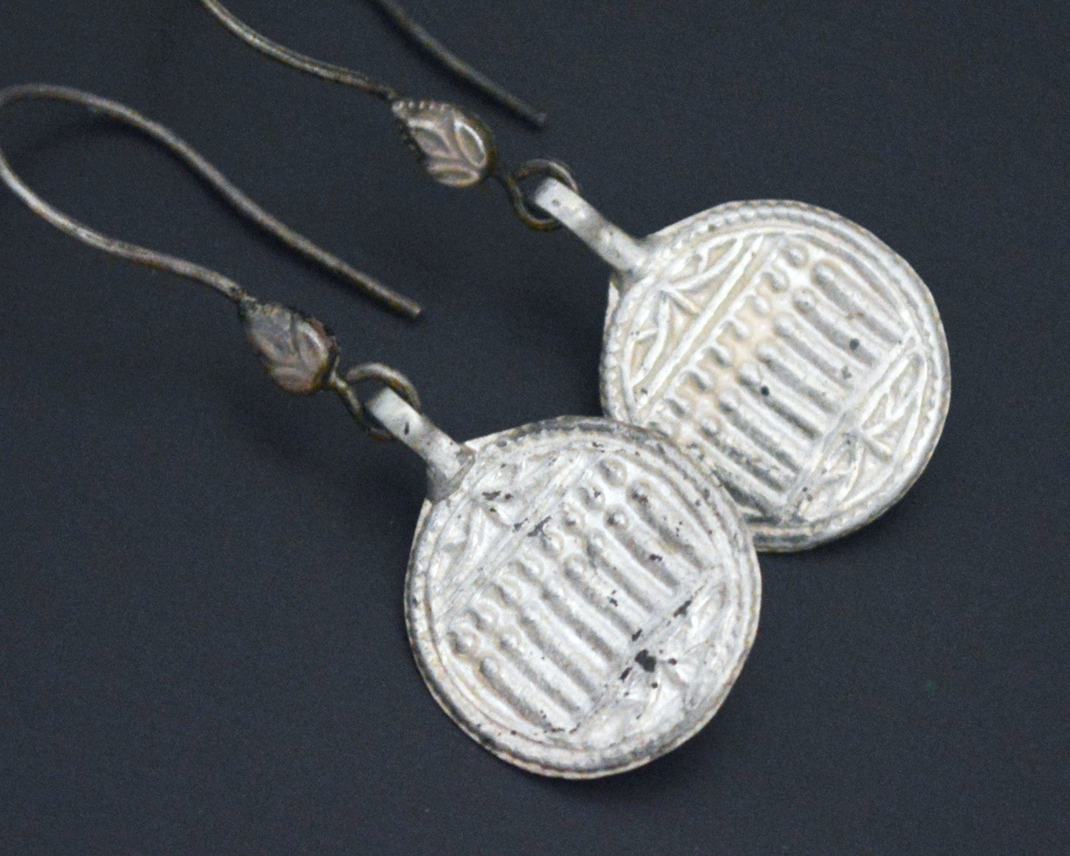 Old Hindu Amulet Sapta Matrikas Earrings