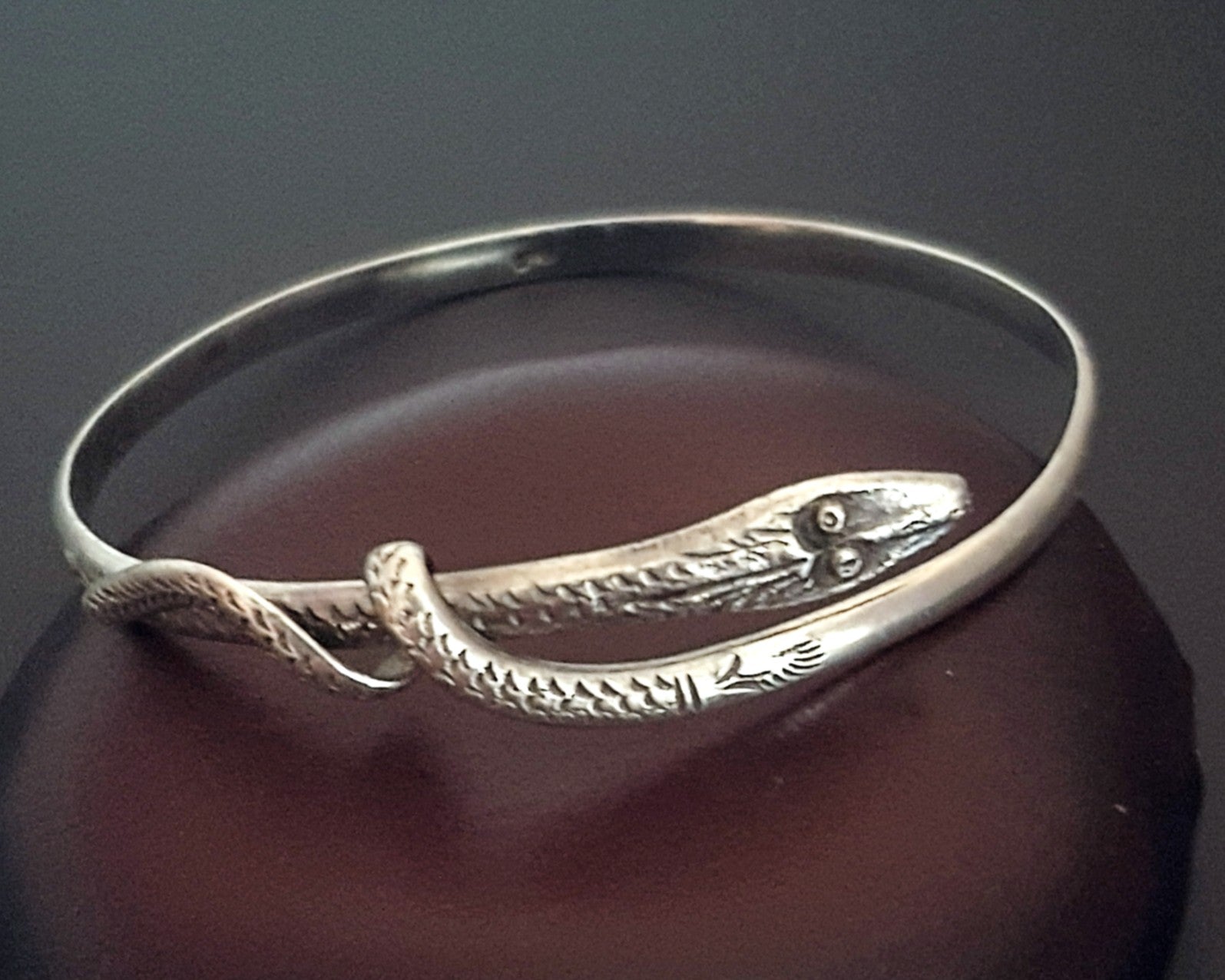 Vintage Sterling Snake Bracelet - SMALL/MEDIUM