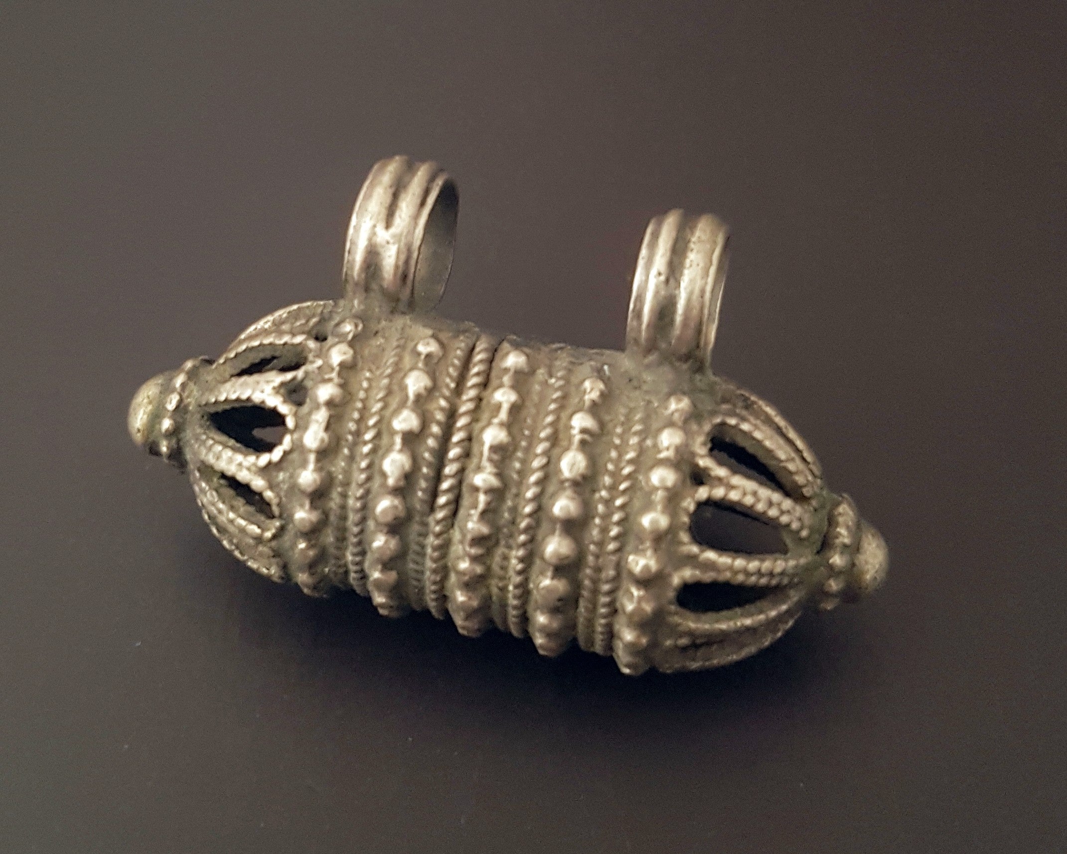 Old Yemeni Silver Hirz Pendant