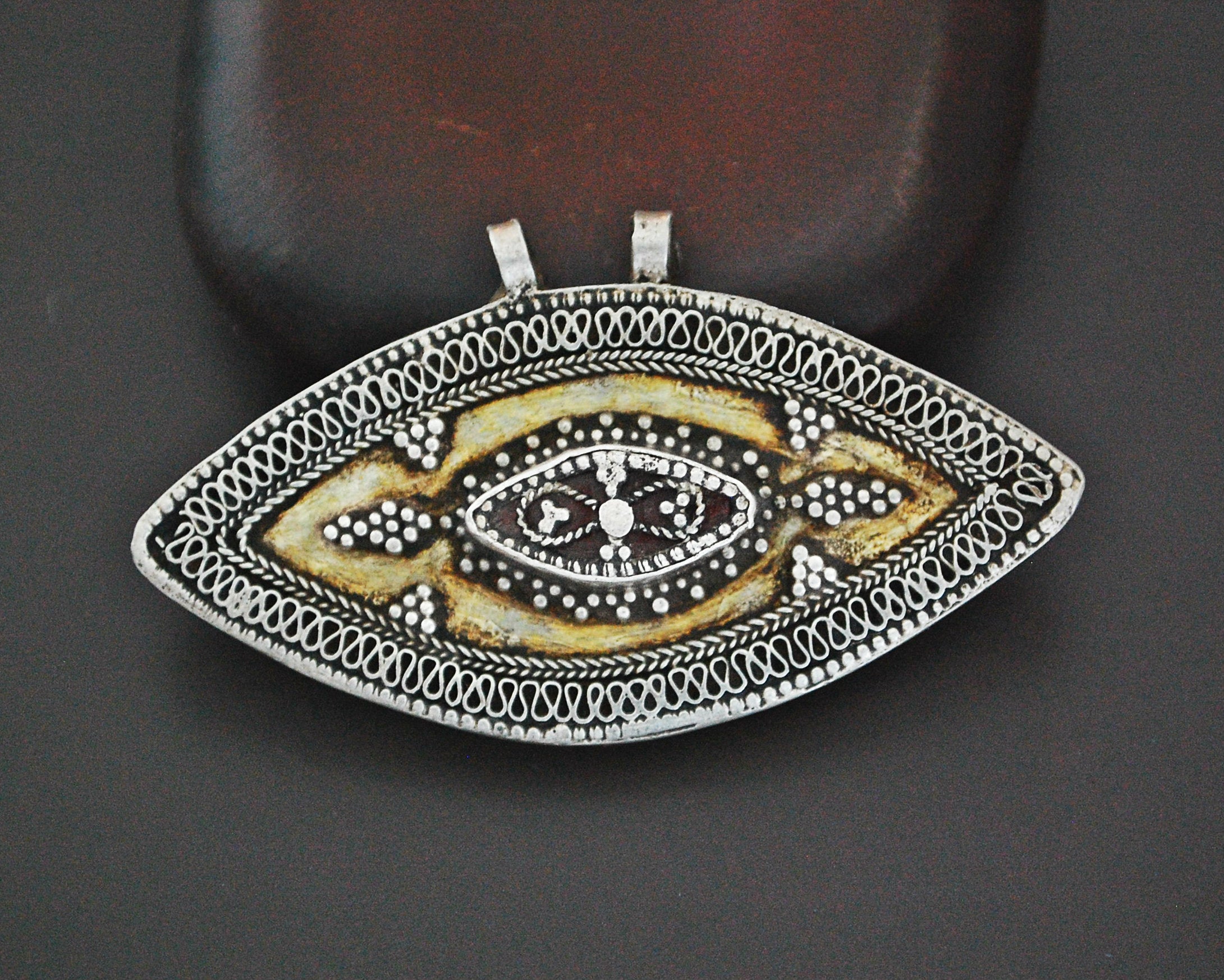 Kazakh Pendant with Gilding