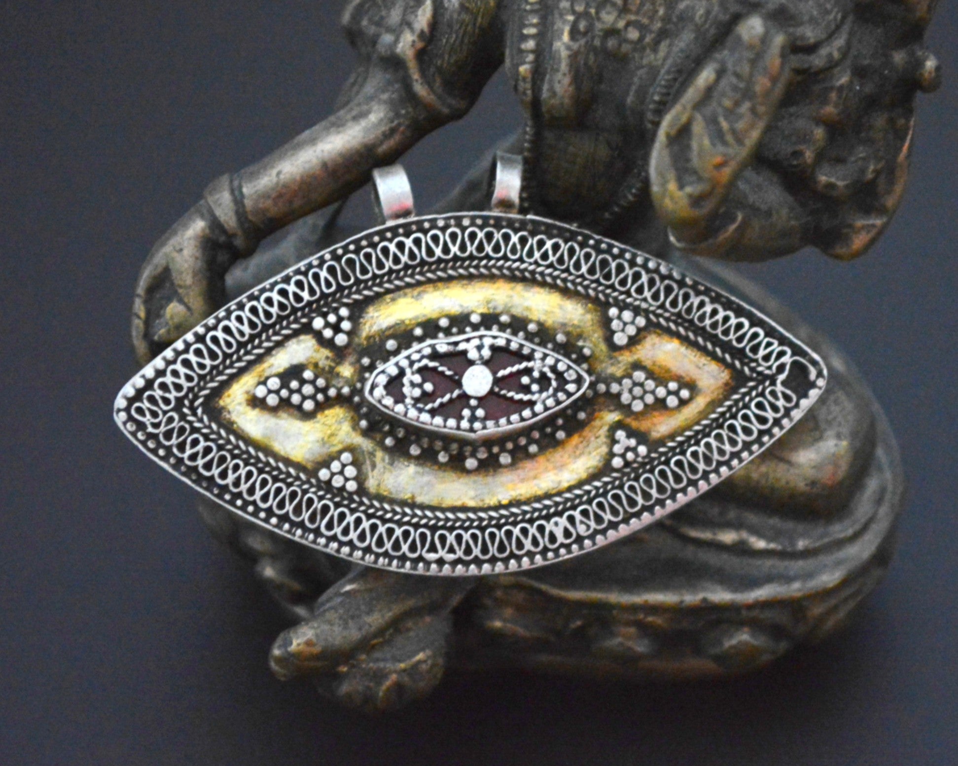 Kazakh Pendant with Gilding