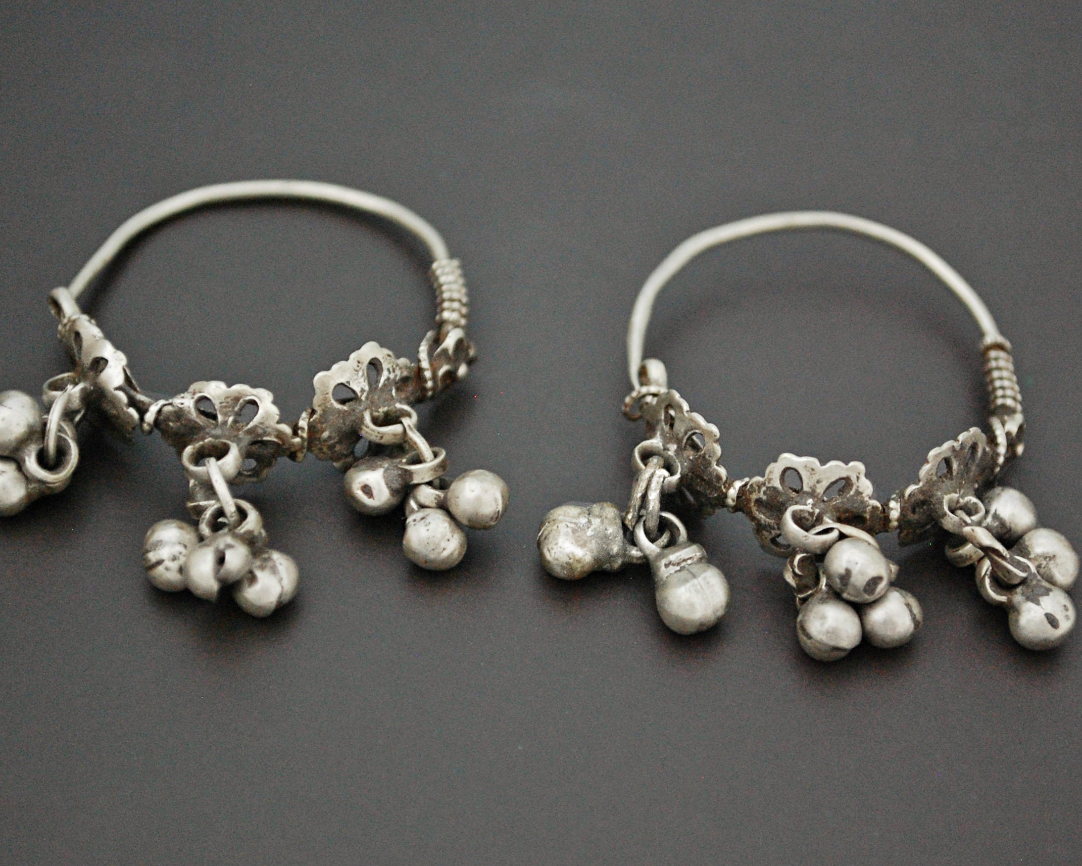 Rajasthani Hoop Earrings with Bells