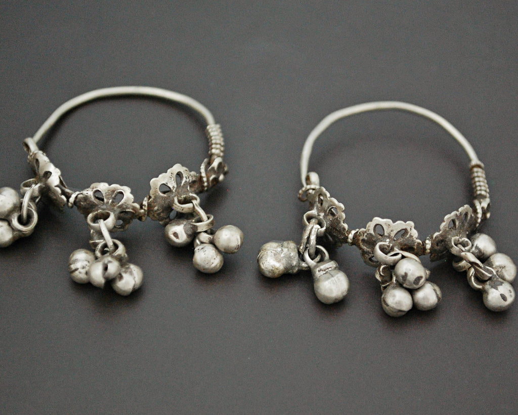 Rajasthani Hoop Earrings with Bells