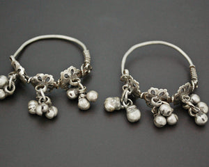 Rajasthani Hoop Earrings with Bells