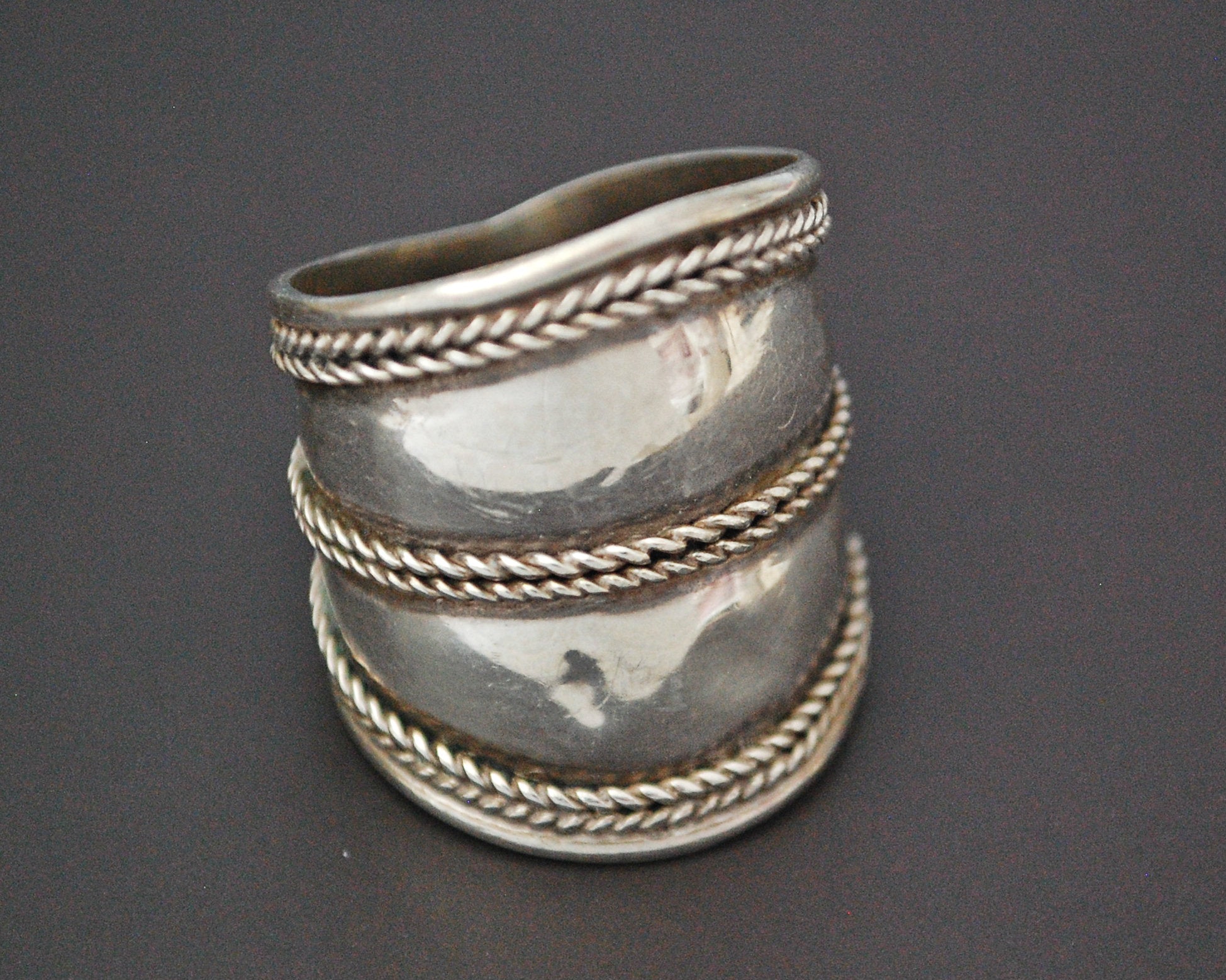 Ethnic Cigar Band Ring - Size 8
