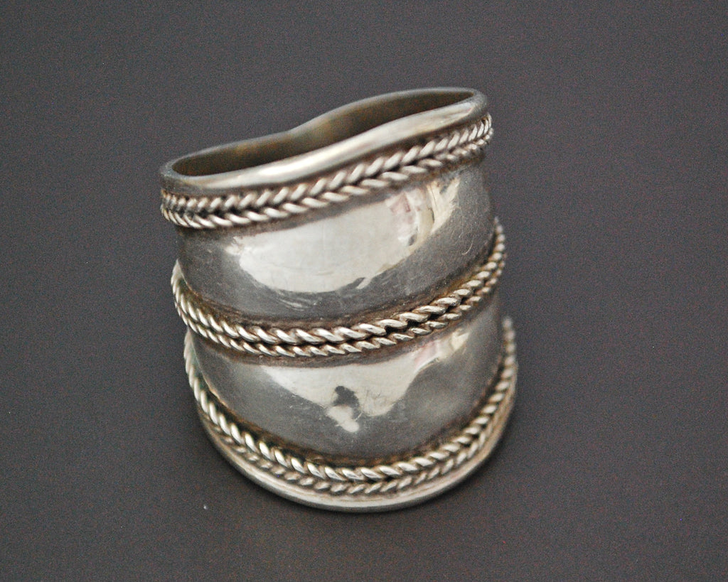 Ethnic Cigar Band Ring - Size 8