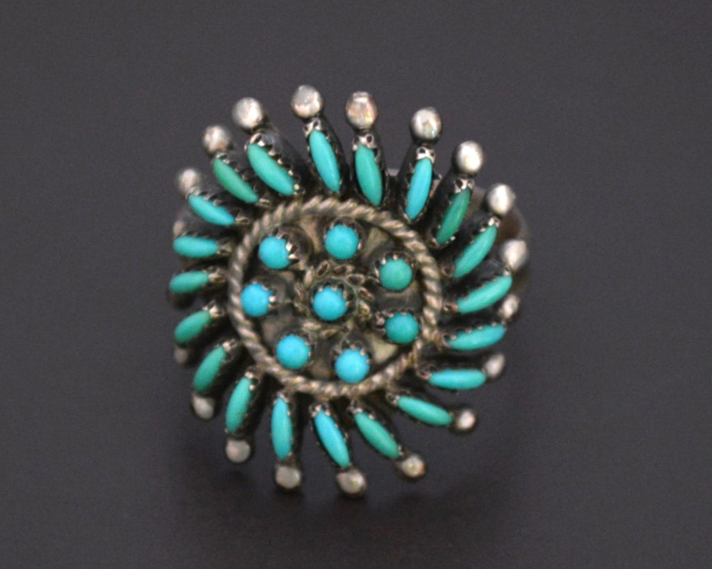 Zuni Petit Point Cluster Ring - Size 9