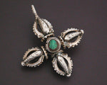 Double Dorje Pendant with Turquoise