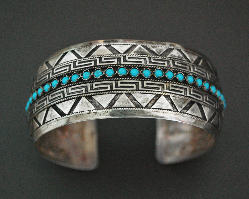 Ethnic Turquoise Cuff Bracelet