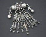 Yemeni Silver Hirz Pendant with Dangles